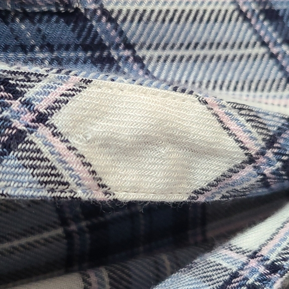 Mododoc Blue Plaid Shirt - Picture 5 of 5